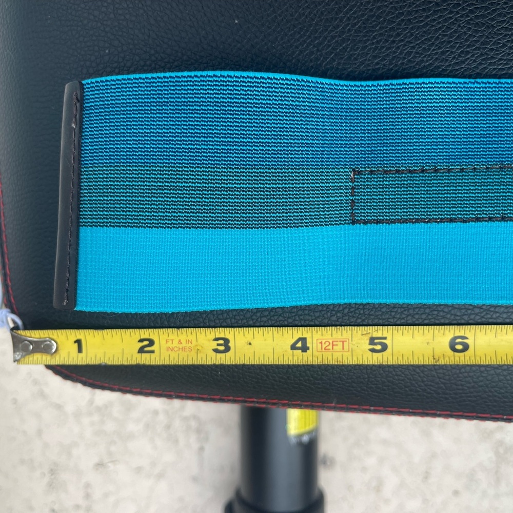 Belt Elastic,stretchable Navy blue/Turquoise - Picture 7 of 7